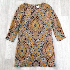 J. Crew Collection Silk Jules Dress Italian Paisley 96941 Size 00